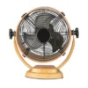 Metal Table Clock Fan, Portable, 40 - view 3