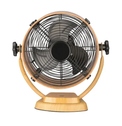 Metal Table Clock Fan, Portable, 40 - view 3