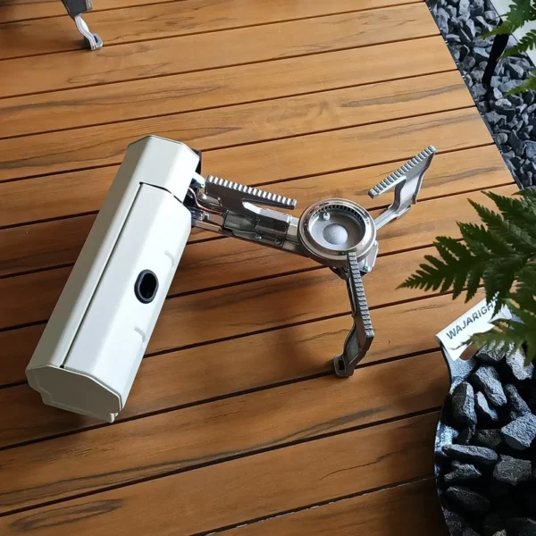 Metallic Mini Gas Stove, Portable - view 2