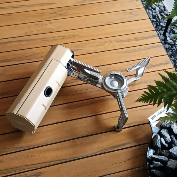 Metallic Mini Gas Stove, Portable - view 4