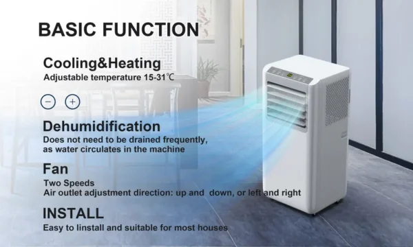 Midea Portable Air Conditioner, 9000, 1hp, 220v - view 6