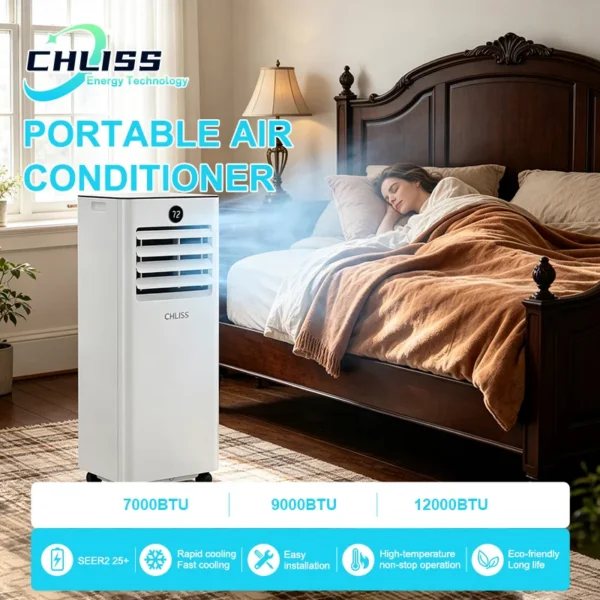 Mini Air Air Conditioner, Portable, 12v, Wall, 9000btu - view 3