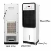 Mini Air Conditioner, LED, Battery, Plastic - view 2