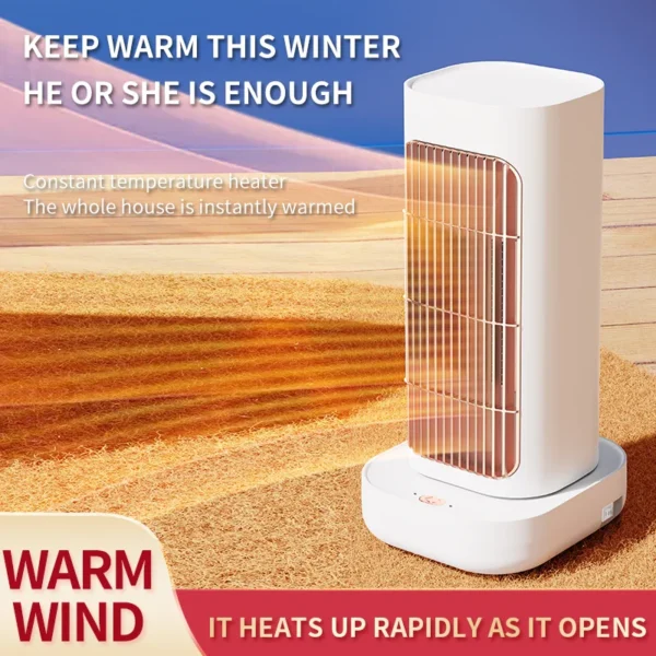 Mini Air Conditioner, Portable, 1200W, PTC - view 3