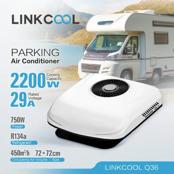 Mini Ceiling Air Conditioner, 12v/24v, Roof - view 2