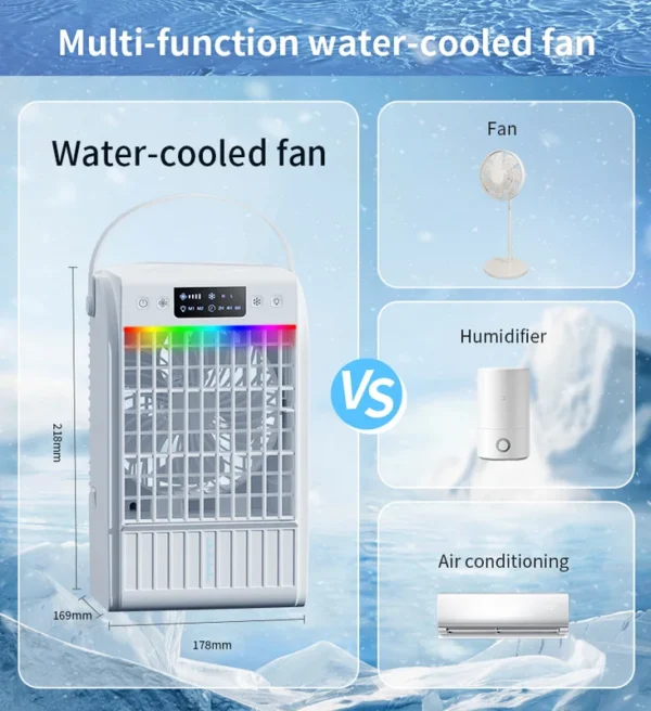Mini Cooling Air Conditioner, Portable, USB - view 6