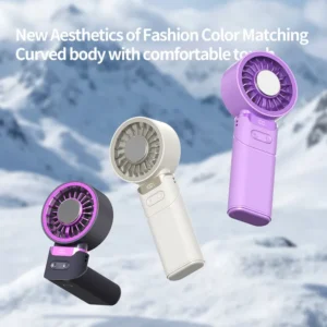 Mini Desk Foldable Fan, Hxtc88, 4000mAh, USB, Portable