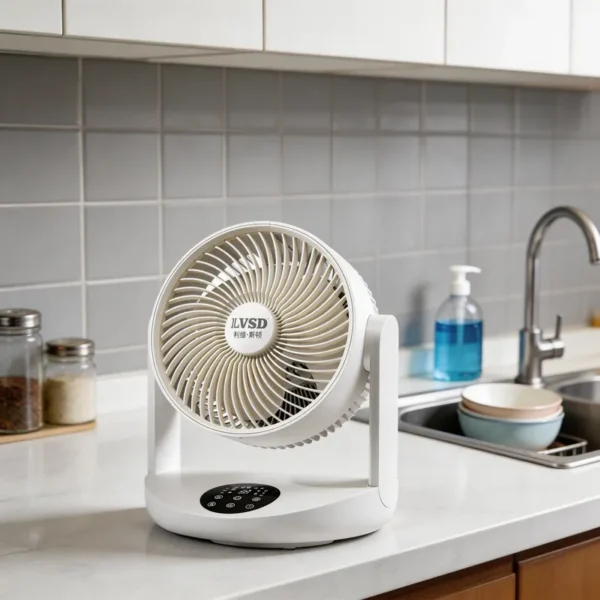 Mini Desktop Usb Fan, Plastic, Electric - view 5