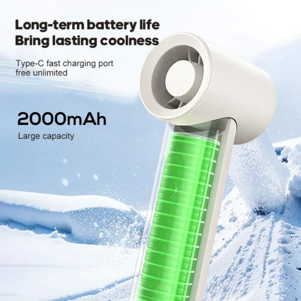 Mini Fan, 2000mAh, 5, Battery - view 2