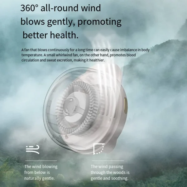 Mini Fan, 360, Portable - view 4