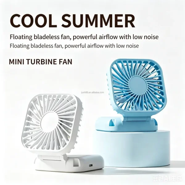 Mini Fan, Portable, ABS - view 5