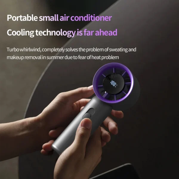 Mini Fan, Portable, USB, 3000mAh - view 4