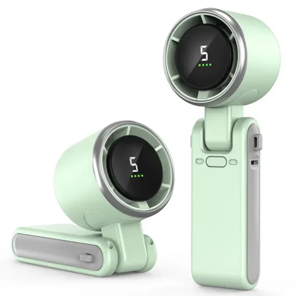 Mini Handheld Cooling Fan, Portable, LED