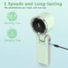 Mini Handheld Cooling Fan, Portable, LED - view 4