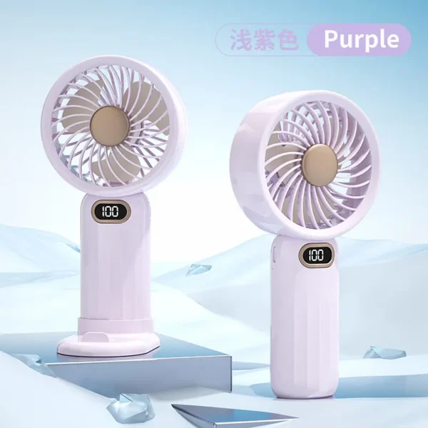 Mini Handheld Fan, Portable, USB, 1200mAh - view 4