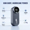 Mini Handheld Fan, USB, 1800mAh, 100, LED - view 3