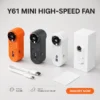 Mini Handheld Fan, USB, 1800mAh, 100, LED - view 6