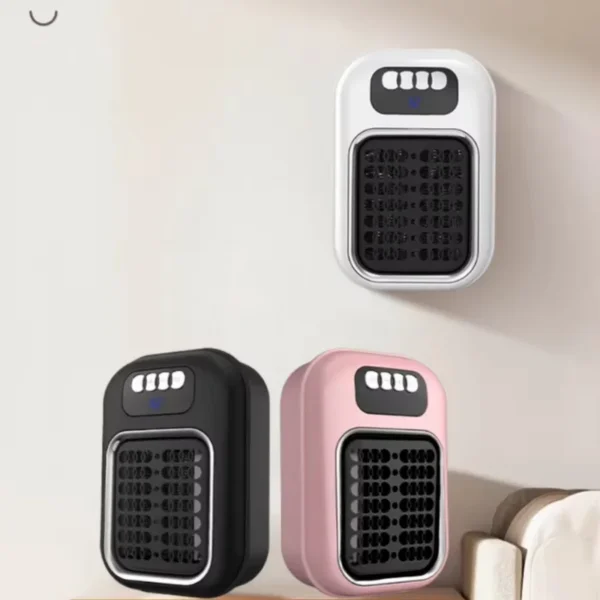 Mini Heater, LCD, PTC, 400W, 200ft - view 2