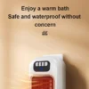 Mini Heater, LCD, PTC, 400W, 200ft - view 6