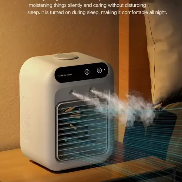 Mini Personal Air Conditioner, USB, Lithium Battery, Plastic - view 5