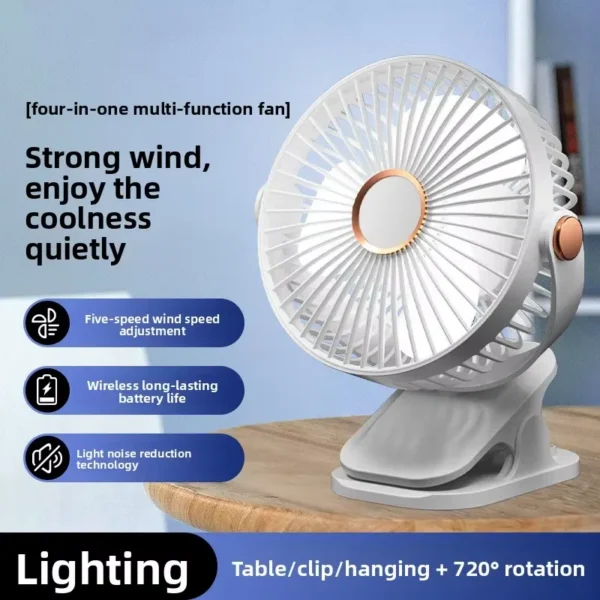Mini Personal Cooling Fan, USB, Portable - view 2