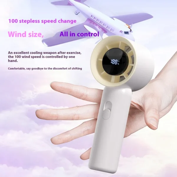 Mini Pocket Little Fan, Hxtc88, 1-100, LED, Portable - view 3