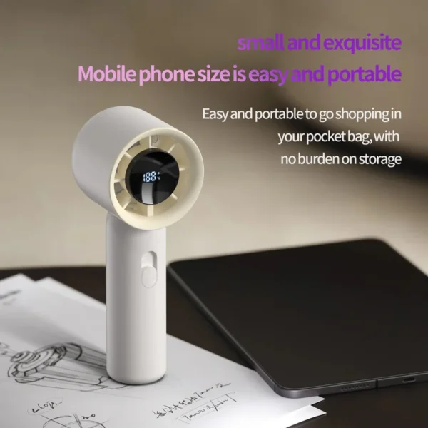 Mini Pocket Little Fan, Hxtc88, 1-100, LED, Portable - view 6
