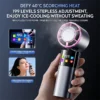 Mini Portable Handheld Fan, USB, 1800mAh