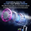 Mini Portable Handheld Fan, USB, 1800mAh - view 5