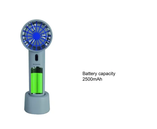 Mini Portable Handheld Fan, USB, USB+ Lithium Battery - view 3