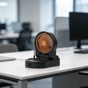Mini Portable Rechargeable Fan, Solar, USB, 10000mah