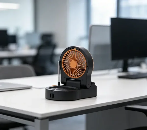 Mini Portable Rechargeable Fan, Solar, USB, 10000mah