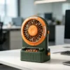 Mini Portable Rechargeable Fan, Solar, USB, 10000mah - view 3