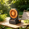 Mini Portable Rechargeable Fan, Solar, USB, 10000mah - view 6