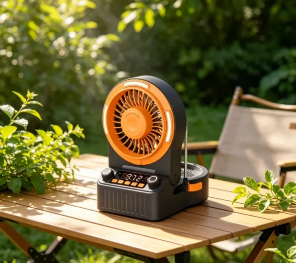Mini Portable Rechargeable Fan, Solar, USB, 10000mah - view 6