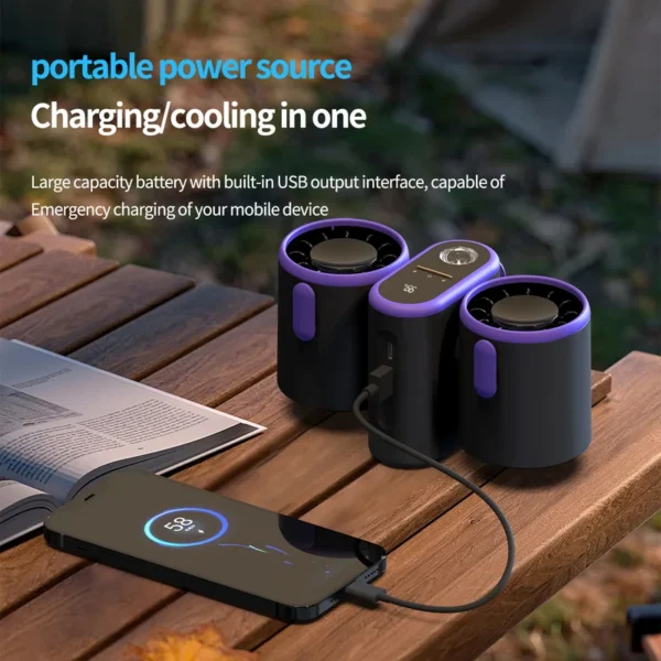 Mini Small Little Fan, Hxtc88, 8000mAh - view 3