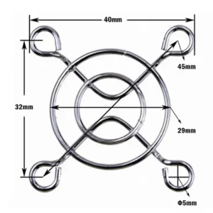 Mini Stainless Steel Fan, JEEK, 40mm, Axial