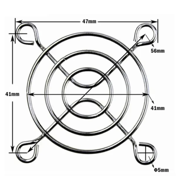 Mini Stainless Steel Fan, JEEK, 40mm, Axial - view 3