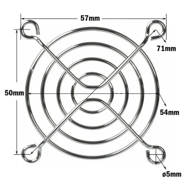 Mini Stainless Steel Fan, JEEK, 40mm, Axial - view 4