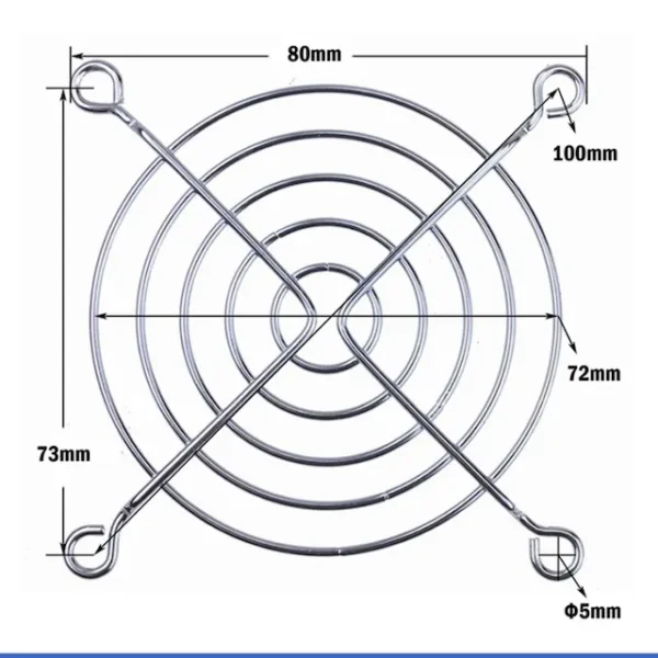 Mini Stainless Steel Fan, JEEK, 40mm, Axial - view 5