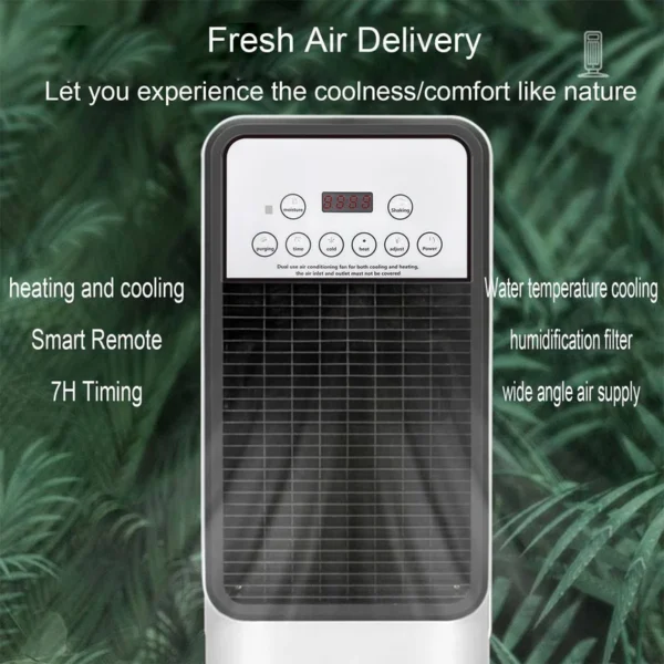 Mini Stand Air Conditioner, Portable, Battery, Plastic - view 5