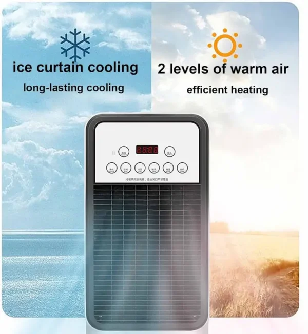 Mini Stand Air Conditioner, Portable, Electric, Plastic - view 3
