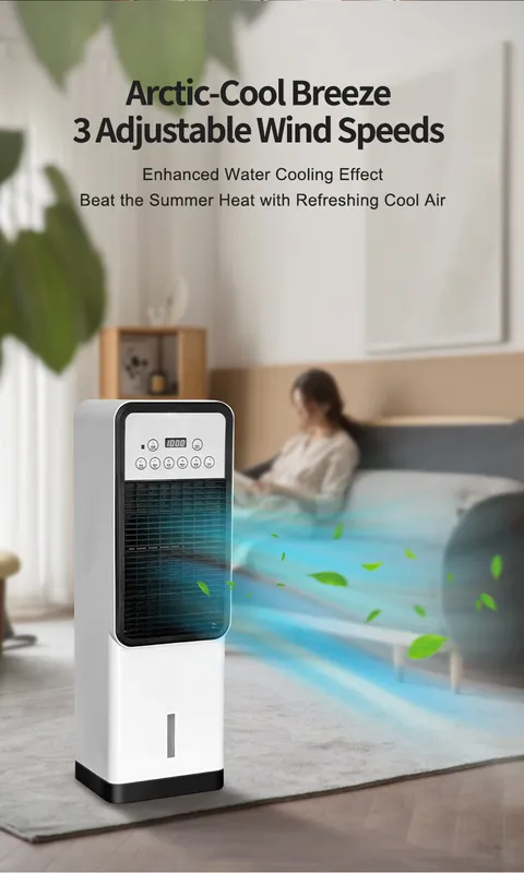 Mini Stand Air Conditioner, Portable, Electric, Plastic - view 6