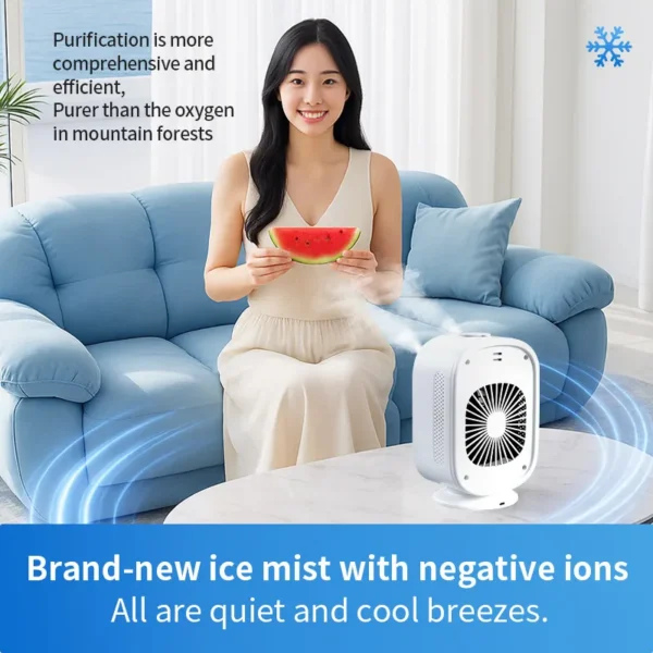 Mini Usb Air Cooler, Portable, ABS - view 2