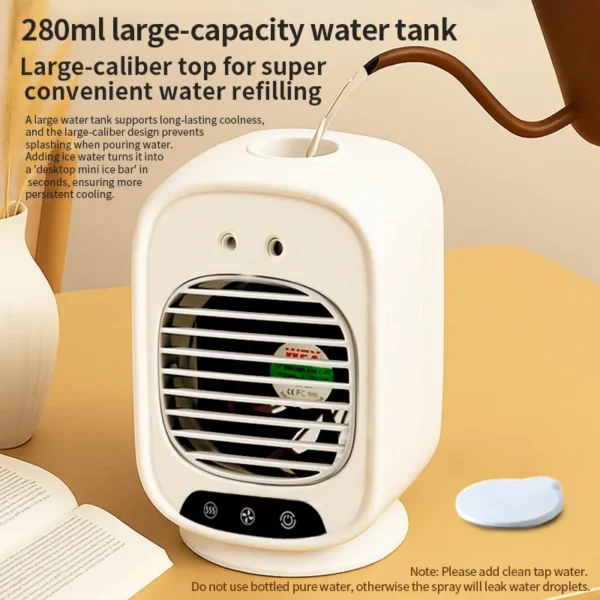 Mini Usb Air Cooler, Portable, ABS - view 3
