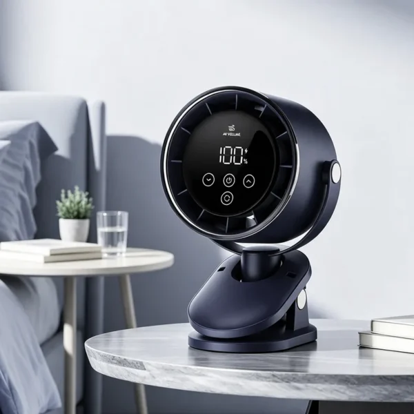 Mini Usb Clip Fan, Portable, LED - view 3