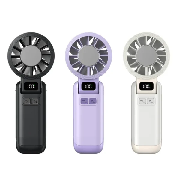 Mini Usb Portable Fan, Plastic, 5A, Battery - view 2