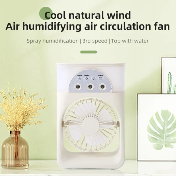 Mist Water Spray Fan, Portable, 5V, Battery - view 5