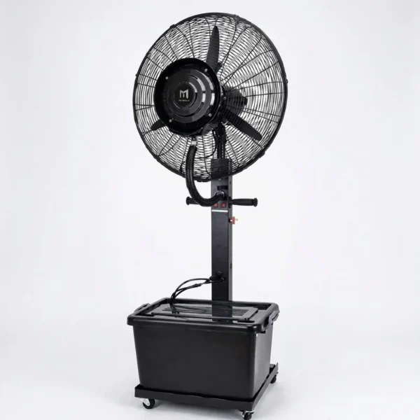 Misting Industrial Stand Fan, Portable, 150, Metal - view 6