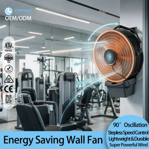 Misting Wall Mounted Fan, Plastic, 220 V - view 2